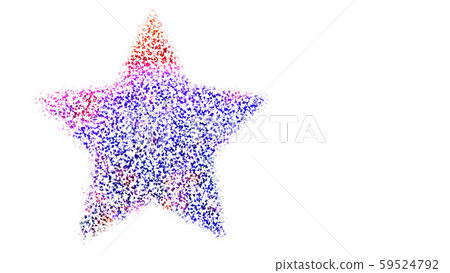 Confetti of CG Particle Triangle Confetti of CG Particle Triangle 59524792
