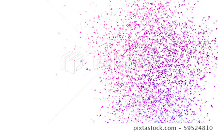 Confetti of CG Particle Triangle Confetti of CG Particle Triangle 59524810