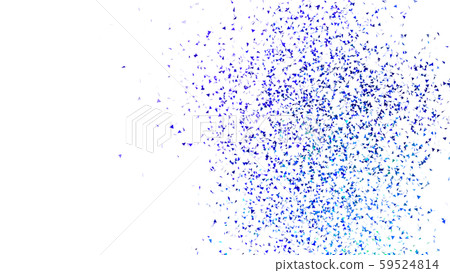 Confetti of CG Particle Triangle Confetti of CG Particle Triangle 59524814