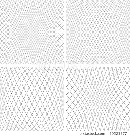 3D net textures set. 59525877