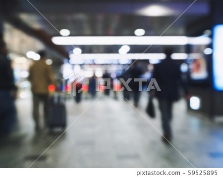 Blur People with luggage walking in Train station Hurry Rush hour Blur People with luggage walking in Train station Hurry Rush hour 59525895