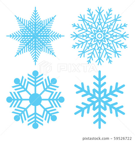 Winter Symbol Snowflake, Christmas Flake Vector 59526722