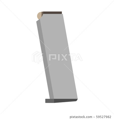 Pistol magazine ammo security vector icon. Glock Pistol magazine ammo security vector icon. Glock 59527982