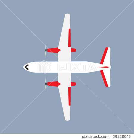 Plane travel transportation vector airliner top 59528045