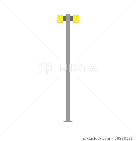 Street light lamp city vector illumination post. 59528151