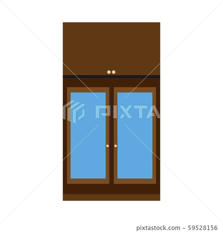 Cabinet apartment equipment isolated box. Interior 59528156