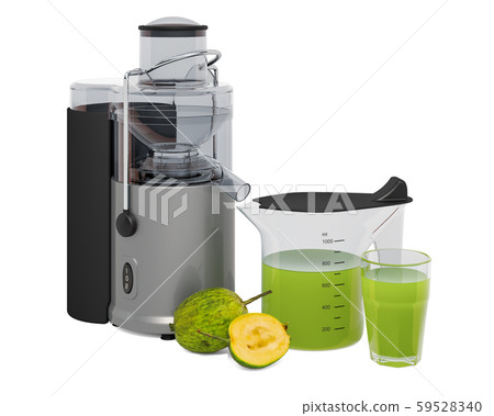 Feijoa juice with electric juicer 59528340