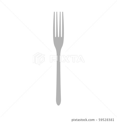 Fork equipment dishware tool vector object icon Fork equipment dishware tool vector object icon 59528381