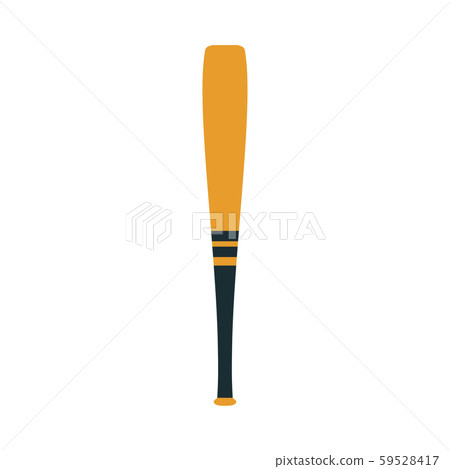 Baseball bat symbol competition element vector 59528417