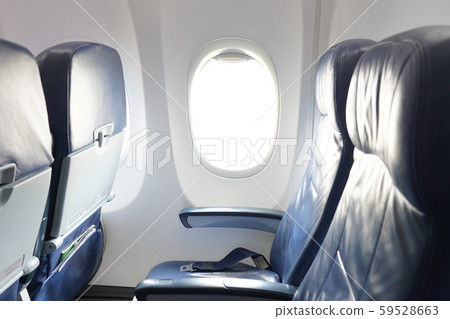 empty row of airplane seats empty row of airplane seats 59528663