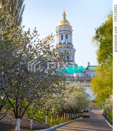 Kiev Pechersk Lavra church spring Kiev Pechersk Lavra church spring 59528801