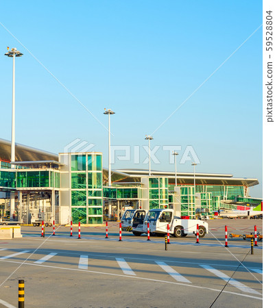 Airplanes, service cars, Porto airport Airplanes, service cars, Porto airport 59528804