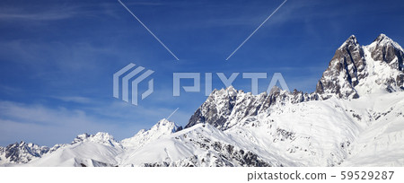 View on mountains in sun wind day View on mountains in sun wind day 59529287