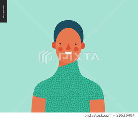 Bright people portrait - young woman Bright people portrait - young woman 59529494