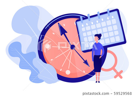 Menopause concept vector illustration. - Stock Illustration [59529568 ...