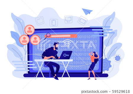 Doxing concept vector illustration. Doxing concept vector illustration. 59529618