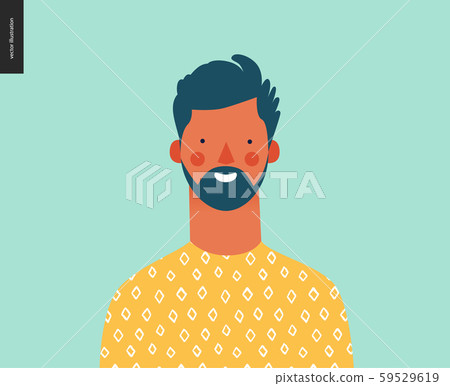 Bright people portrait - young man Bright people portrait - young man 59529619
