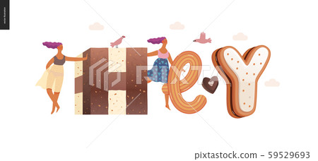 Dessert temptation font 59529693