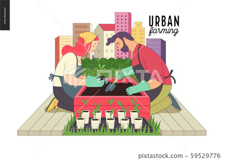Urban farming and gardening 59529776