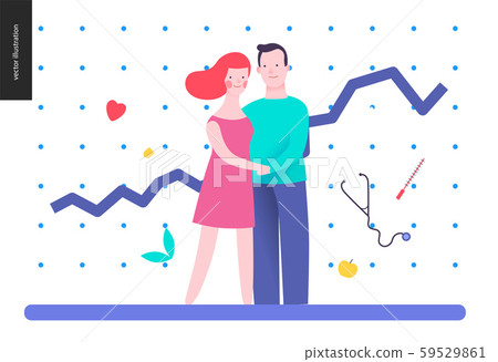 Reproduction - a couple planning a baby 59529861
