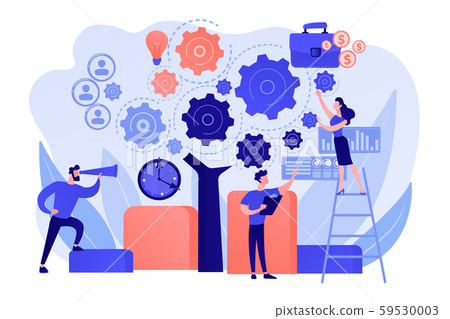 Enterprise architecture concept vector illustration 59530003