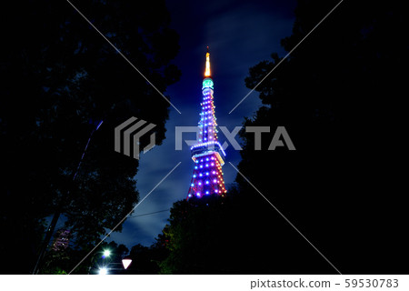 東京鐵塔特別點亮無限鑽石面紗 東京鐵塔特別點亮無限鑽石面紗 59530783