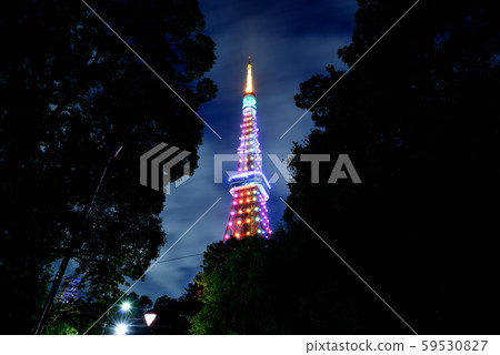 東京鐵塔特別點亮無限鑽石面紗 59530827