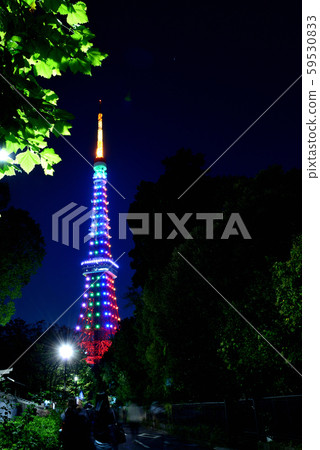 東京鐵塔特別點亮無限鑽石面紗 東京鐵塔特別點亮無限鑽石面紗 59530833