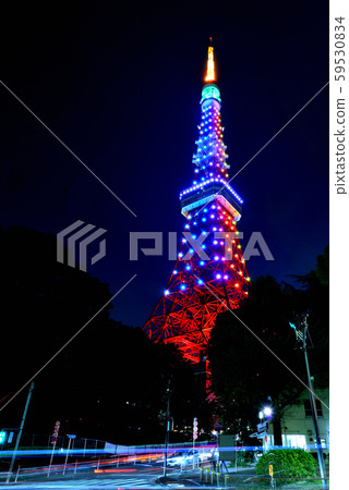 東京鐵塔特別點亮無限鑽石面紗 東京鐵塔特別點亮無限鑽石面紗 59530834