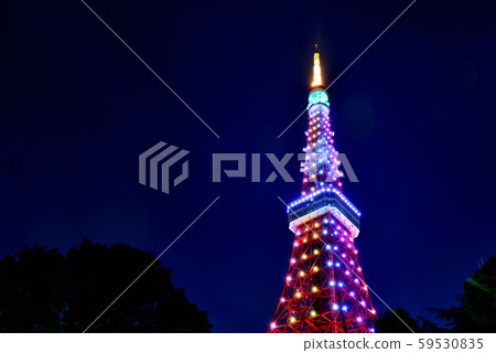 東京鐵塔特別點亮無限鑽石面紗 東京鐵塔特別點亮無限鑽石面紗 59530835