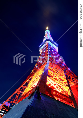 東京鐵塔特別點亮無限鑽石面紗 東京鐵塔特別點亮無限鑽石面紗 59530852
