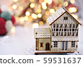 Wooden miniature house Real estate 59531637