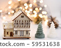 Wooden miniature house Real estate 59531638