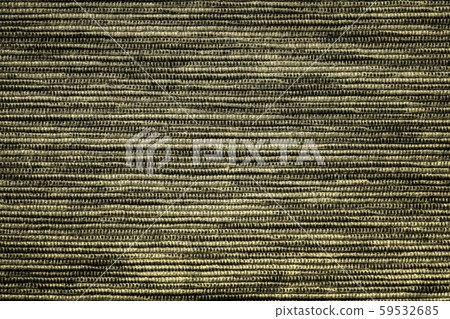 Painted canvas in mixed dark pistachio color, sackcloth or burlap with large visible texture. Close 59532685