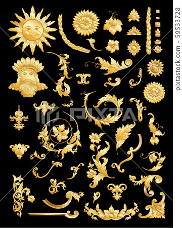 Elements In baroque, rococo, victorian Elements In baroque, rococo, victorian 59533728
