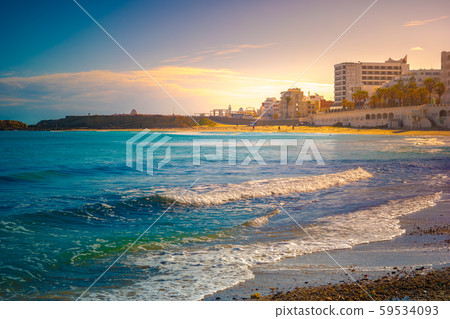 View of the Mediterranean Sea. Monastir. Tunisia. View of the Mediterranean Sea. Monastir. Tunisia. 59534093
