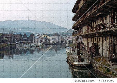 舊照片/小樽運河在1950年代 59535069