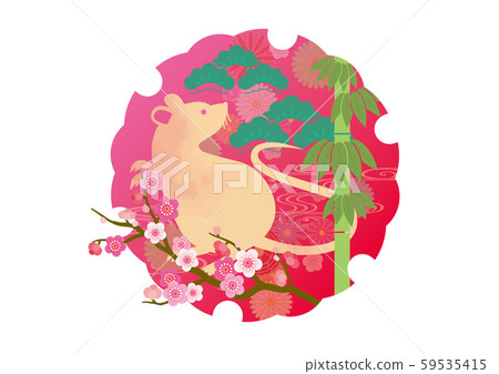 Material for new year's cards 59535415