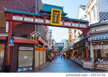 Kawasaki Daishi Nakamise Street Entrance (Kawasaki City, Kanagawa Prefecture) As of November 2019 Kawasaki Daishi Nakamise Street Entrance (Kawasaki City, Kanagawa Prefecture) As of November 2019 59535730