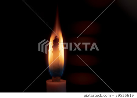 Japanese candle flame d Japanese candle flame d 59536619