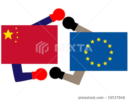 It represents the diplomacy between the EU and China. It represents the diplomacy between the EU and China. 59537848