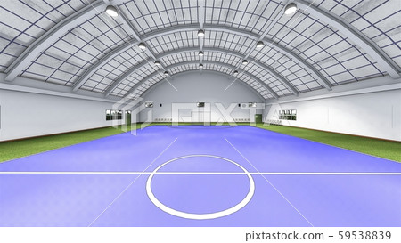 Futsal court soccer indoor gymnasium factory floor blue illustration 54 Futsal court soccer indoor gymnasium factory floor blue illustration 54 59538839