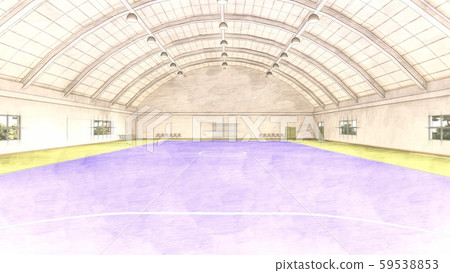 五人制足球場室內體育館工廠車間藍色插圖48 五人制足球場室內體育館工廠車間藍色插圖48 59538853