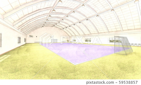 五人制足球場室內體育館工廠車間藍色插圖43 五人制足球場室內體育館工廠車間藍色插圖43 59538857