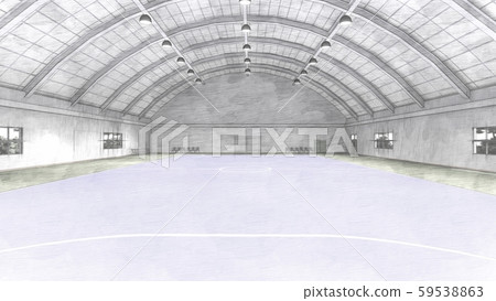 五人制足球場室內體育館工廠車間藍色插圖38 59538863