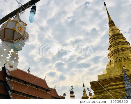 Phra That Chae Haeng Temple, landmark of Nan province, Northern of Thailand 59539260