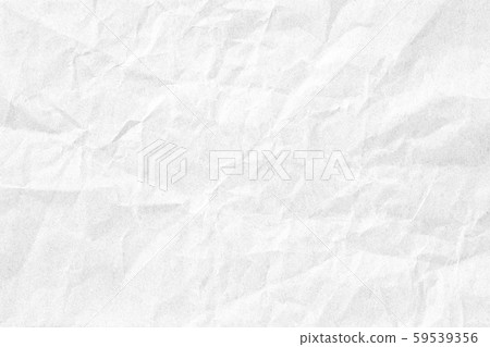 White crumpled paper texture White crumpled paper texture 59539356