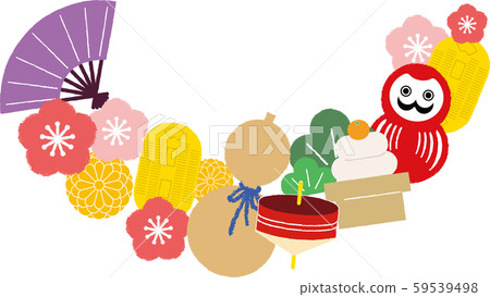 新年裝飾圖(下半圈) 新年裝飾圖(下半圈) 59539498