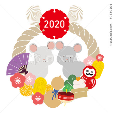 鼠標陳新年賀卡 鼠標陳新年賀卡 59539504