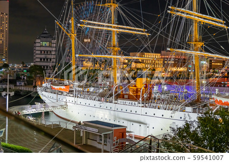 Night view of Yokohama Minato Mirai 59541007